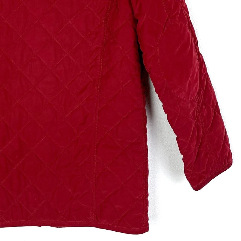 Facconable Red Quilted Jacket XS City Chic - Picture 6 of 14